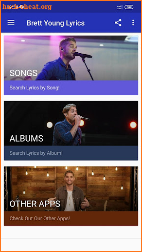 Brett Young Lyrics screenshot