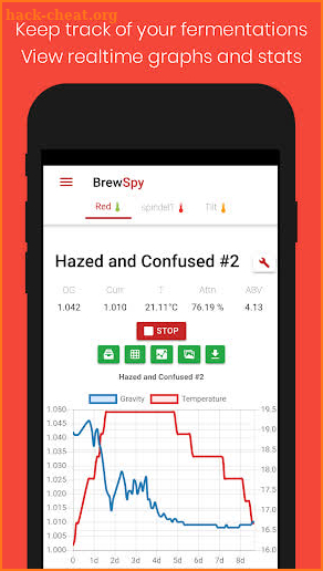 BrewSpy - iSpindel Tilt Hydrometer  PLAATO tracker screenshot