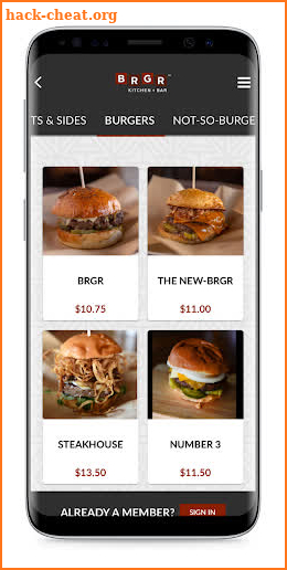 BRGR Kitchen + Bar screenshot