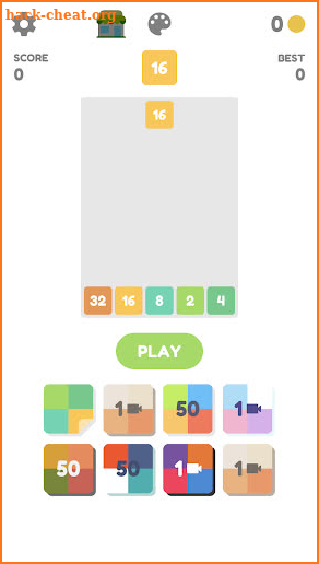 Brick 2048 screenshot