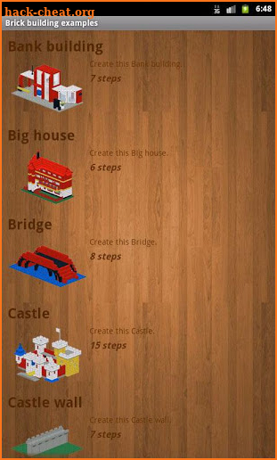 Brick building examples screenshot