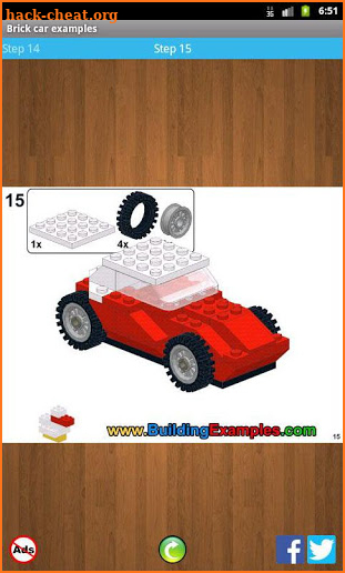 Brick car examples screenshot