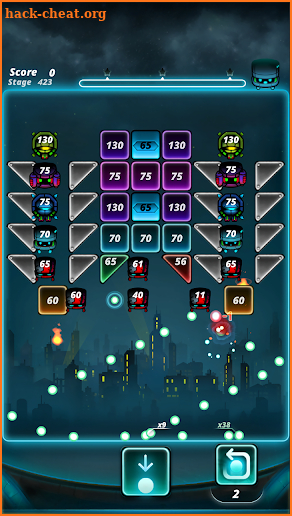 Brick puzzle master : Ball Vader2 screenshot