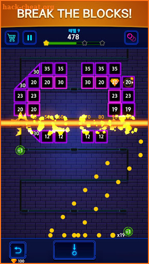 Bricks Breaker Color screenshot