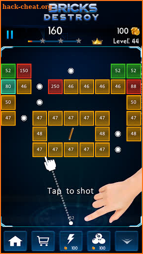 Bricks Breaker Destroy Puzzle screenshot