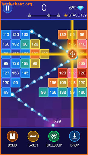 Bricks Breaker - Glow Balls screenshot