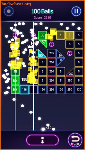 Bricks Breaker Hit - Glow Balls screenshot