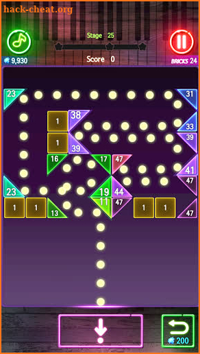 Bricks Breaker Melody screenshot