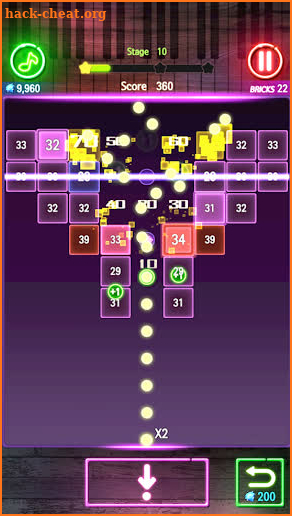 Bricks Breaker Melody screenshot