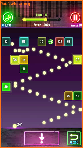 Bricks Breaker Melody screenshot