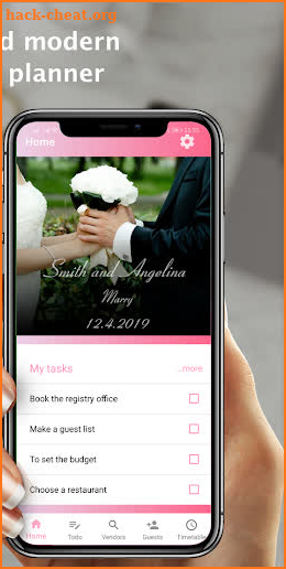 BrideList - Wedding Planner with ideas for wedding screenshot