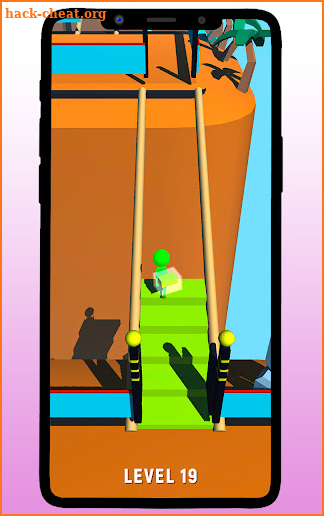 Bridge Build Runner Stair Rush screenshot