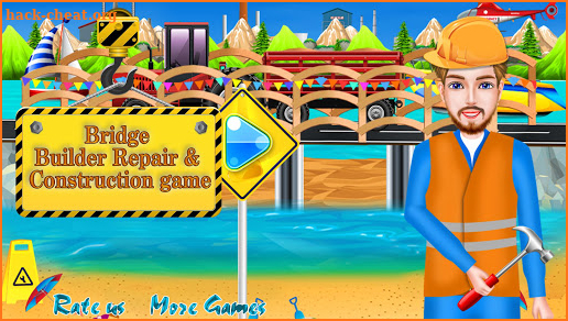 Bridge builder Repair & Construction Game screenshot