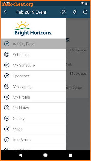 Bright Horizons Mtgs & Events screenshot