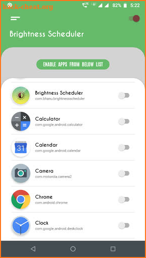 Brightness Control Free - Brightness per app screenshot