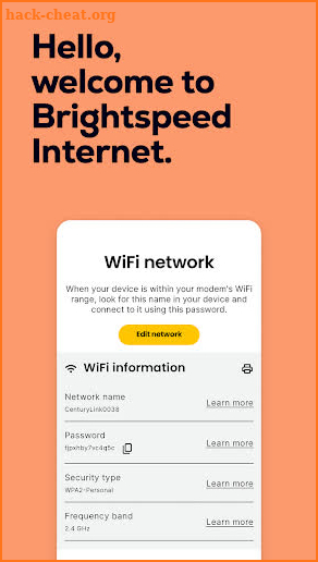 Brightspeed Internet screenshot