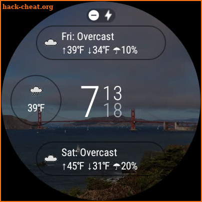 Brilliant Weather Complication screenshot