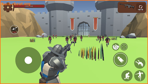 Bring a gun to a sword fight screenshot