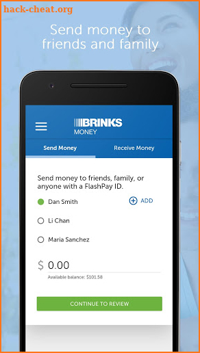 Brink's Prepaid screenshot