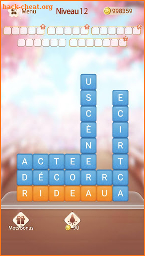 Briser des Mots：Jeu de Puzzle les Blocs de Mots screenshot