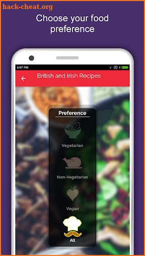 British and Irish Food Recipes screenshot