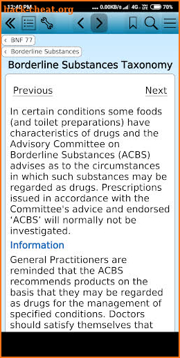 British National Formulary 77 screenshot