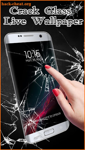 Broken Glass APUS Live Wallpaper screenshot