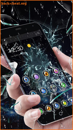 Broken Glass Stunning Visual Theme screenshot