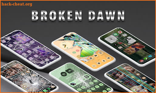 Broken Screen Prank Wallpaper screenshot