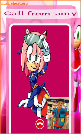 Broma Amy Rose fake call prank screenshot