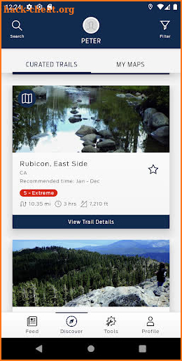 Bronco Trail App screenshot