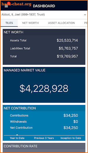 Bronfman Rothschild screenshot