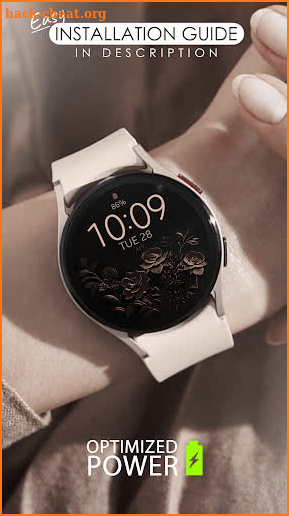 Bronze Blossom Watch Face screenshot