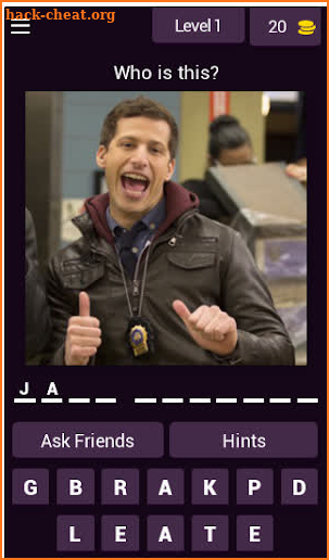 Brooklyn 99 Quiz screenshot