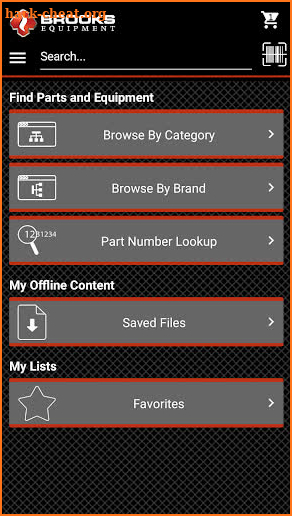 Brooks Equipment screenshot