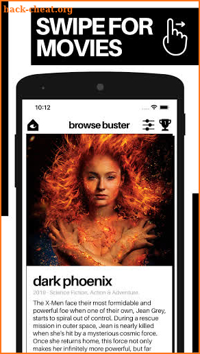 Browse Buster - Swipe for movies screenshot