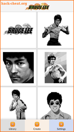 Bruce Lee Color by Number - Pixel Art Game screenshot