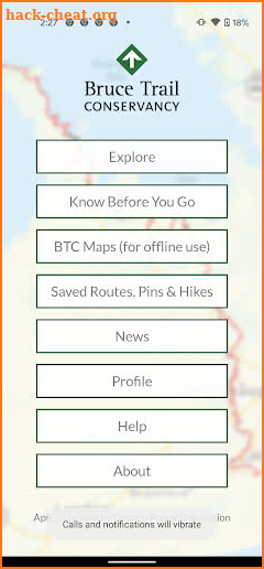 Bruce Trail App screenshot