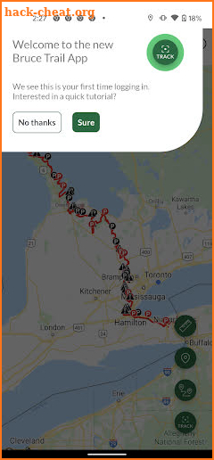 Bruce Trail App screenshot