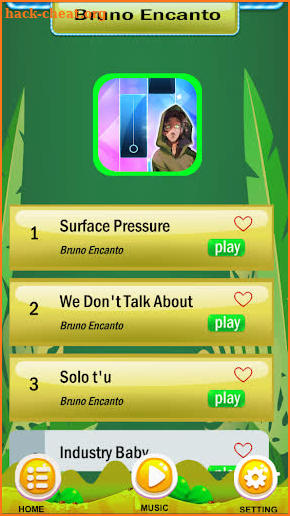 Bruno Encanto Piano Tap Tiles screenshot