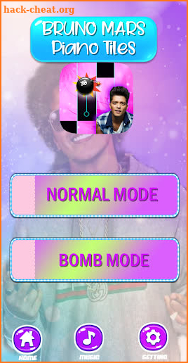 Bruno Mars all song Piano Tile screenshot