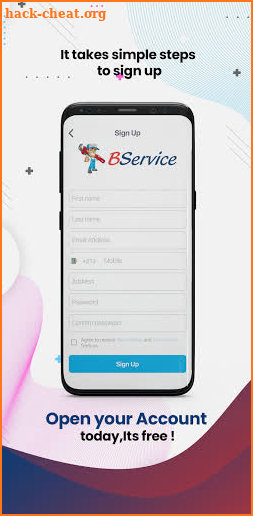 BService Customer screenshot