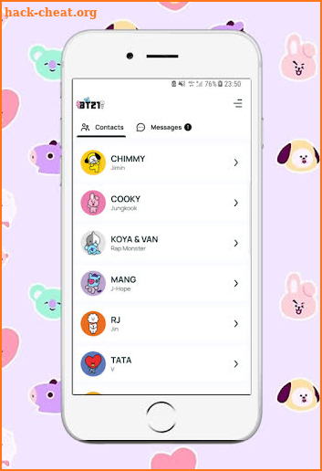 BT21 Chat Simulator screenshot