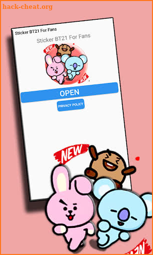 BT21 Sticker WhatsApp - KPOP Stickers Fans screenshot