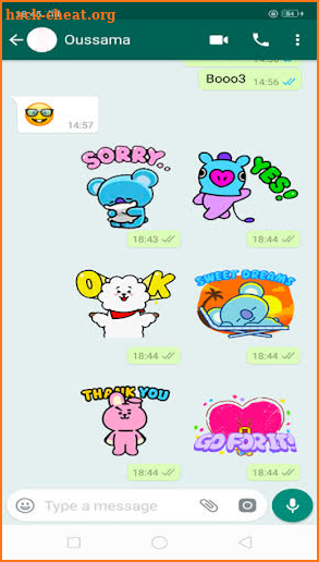 BT21 WAstickers 2019 screenshot