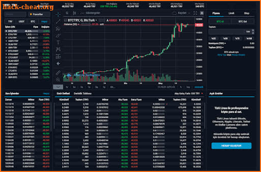 BTCTurk Pro screenshot