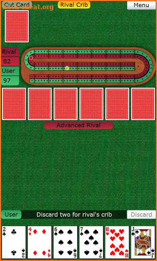 BTO Cribbage screenshot