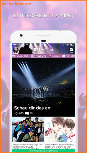 BTS Amino Deutsch screenshot