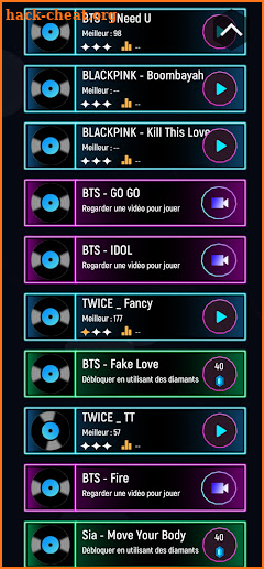 BTS & BLACKPINK & Twice Tiles Hop:KPOP EDM Rush screenshot