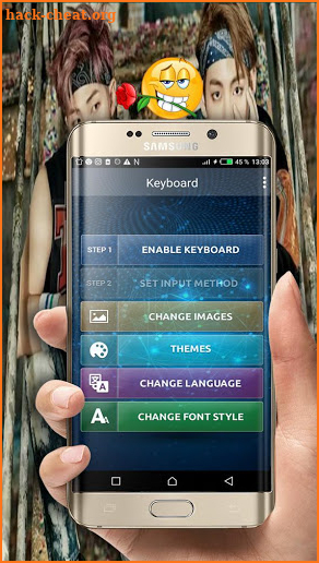BTS'' Army Keyboard theme   btskpop 2018 screenshot